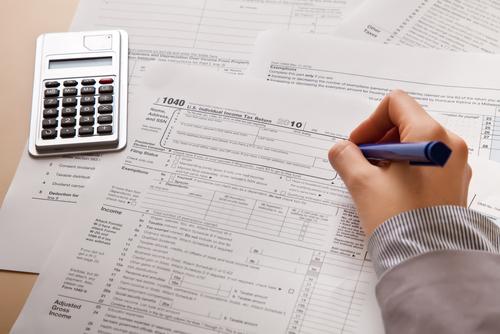 Paper file, paper filing or mailing in a paper return